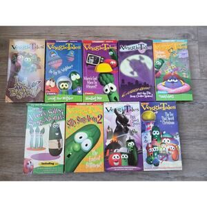 Veggietales VHS Lot (9 Tapes) - Big Idea Productions